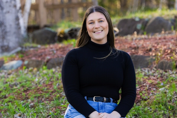 Dr. Renee Choquette smiling outside.